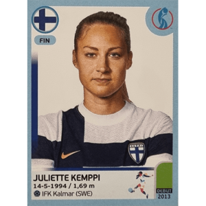 Panini Frauen EM 2022 Sticker - Nr 195 Juliette Kemppi