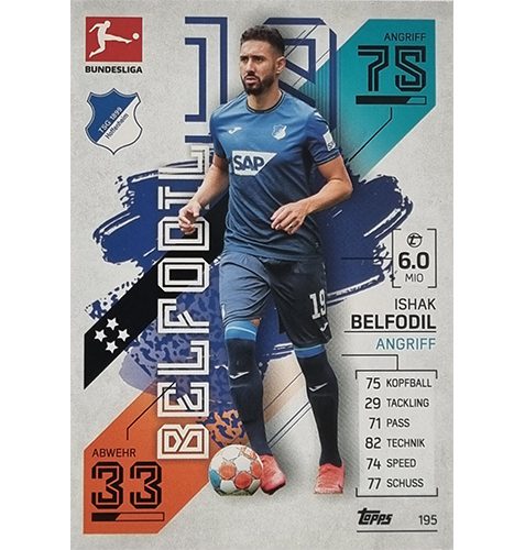 Topps Match Attax Bundesliga 2021/22 Nr 195 Ishak Belfodil