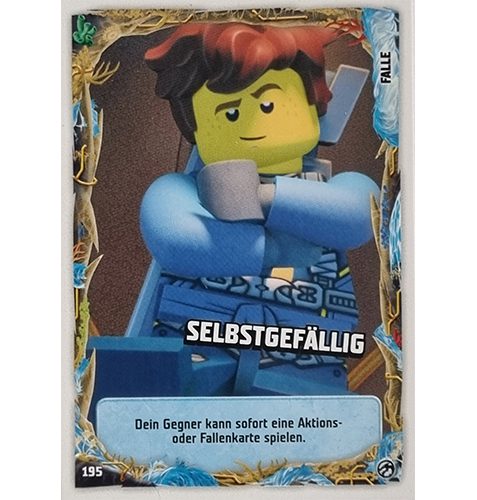 Lego Ninjago Serie 7 Trading Cards Geheimnisse der Tiefe - Nr 195 Selbstgefällig