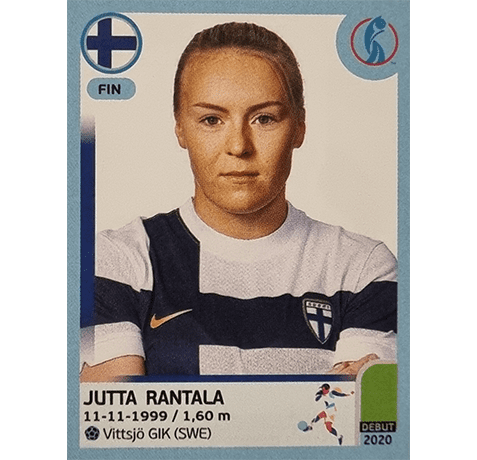 Panini Frauen EM 2022 Sticker - Nr 196 Jutta Rantala