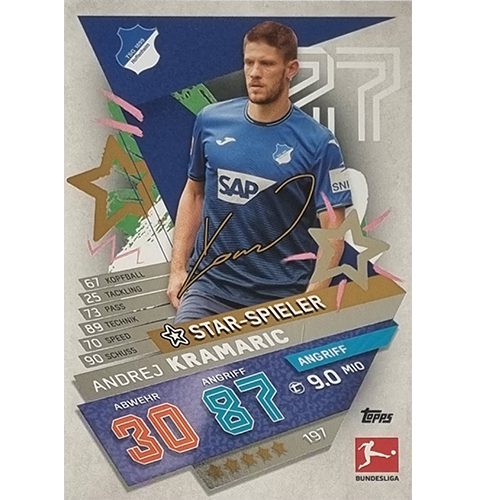 Topps Match Attax Bundesliga 2021/22 Nr 197 Andrej Kramaric