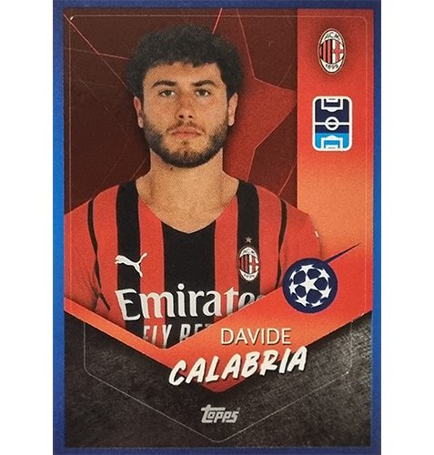 Topps Champions League 2021/2022 Nr 197 Davide Calabria