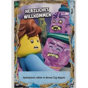 Lego Ninjago Serie 7 Trading Cards Geheimnisse der Tiefe - Nr 197 Herliches Willkommen