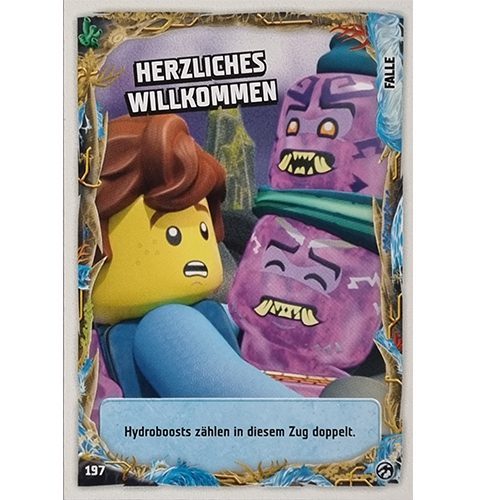 Lego Ninjago Serie 7 Trading Cards Geheimnisse der Tiefe - Nr 197 Herliches Willkommen