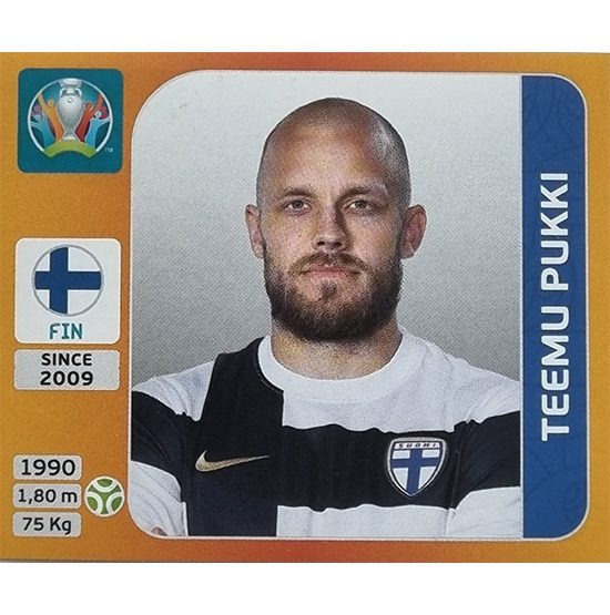 Panini EURO 2020 Sticker Nr 197 Teemu Pukki