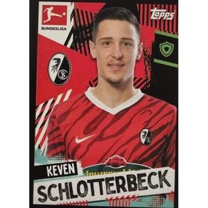 Topps Bundesliga Sticker Saison 2021/2022 Nr 198 Keven Schlotterbeck