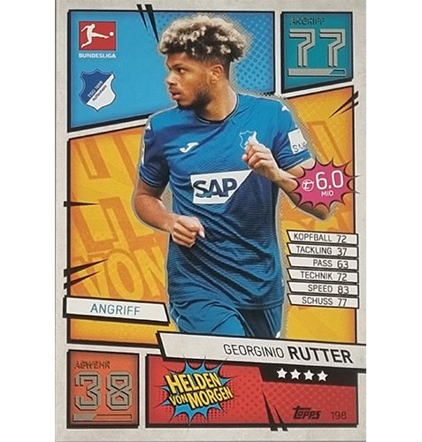 Topps Match Attax Bundesliga 2021/22 Nr 198 Georginio Rutter