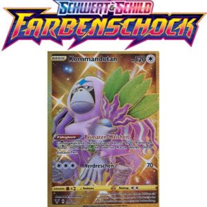 Pokémon Farbenschock Kommandutan 199/185 GOLDRAND