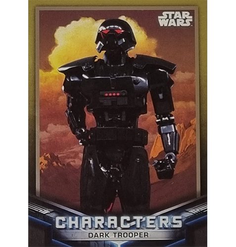 Topps The Mandalorian Trading Cards 2021 Nr C 20 Dark Trooper Yellow Parallels