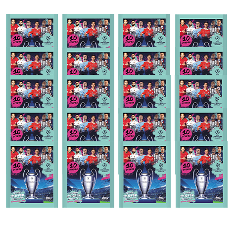 Topps Champions League Sticker 2022/23 - 20x Stickertüten