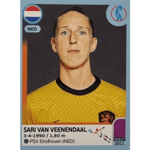 Panini Frauen EM 2022 Sticker - Nr 200 Sari Van Veenendaal