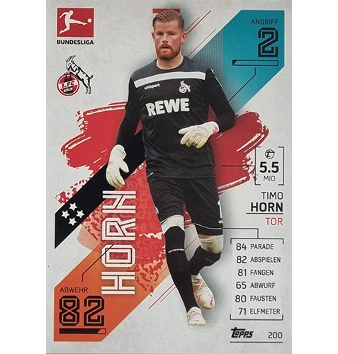 Topps Match Attax Bundesliga 2021/22 Nr 200 Timo Horn