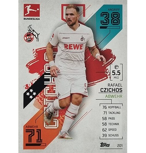 Topps Match Attax Bundesliga 2021/22 Nr 201 Rafael Czichos