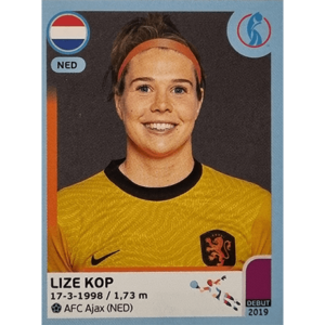 Panini Frauen EM 2022 Sticker - Nr 201 Lize Kop