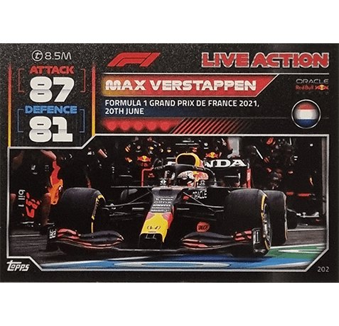 Topps Formula 1 Turbo Attax 2022 Trading Cards Nr 202