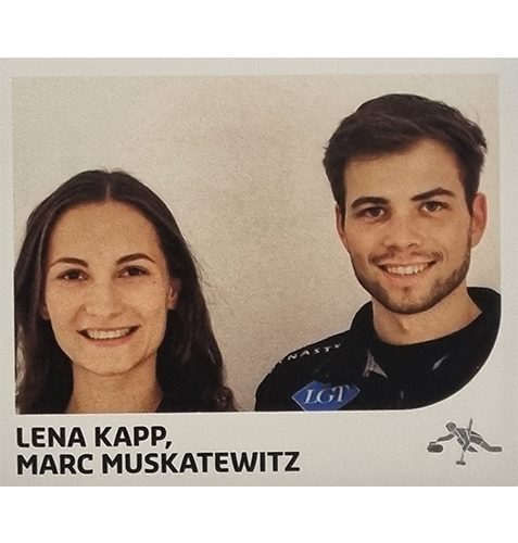 Panini Winterspiele 2022 Peking Sticker - Nr 203 Lena Kapp / Marc Muskatewitz