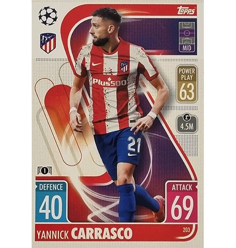 Topps Champions League 2021/2022 Nr 203 Yannick Carrasco