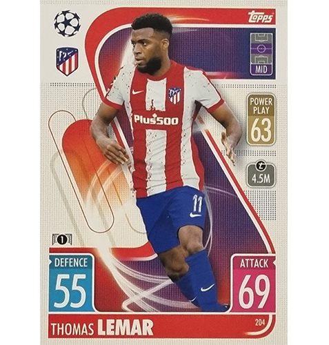 Topps Champions League 2021/2022 Nr 204 Thomas Lemar