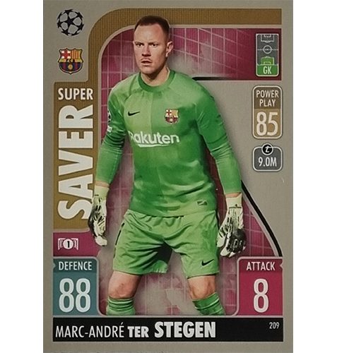 Topps Champions League 2021/2022 Nr 209 Marc Andre Ter Stegen