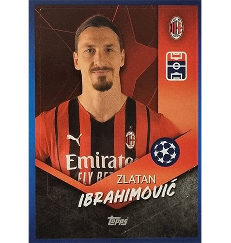 Topps Champions League 2021/2022 Nr 210 Zlatan Ibrahimovic