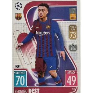 Topps Champions League 2021/2022 Nr 210 Sergino Dest