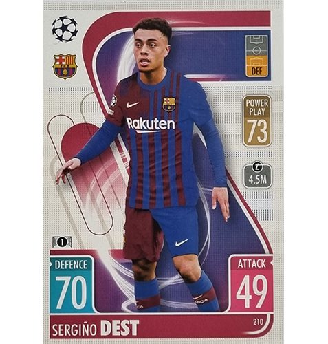 Topps Champions League 2021/2022 Nr 210 Sergino Dest