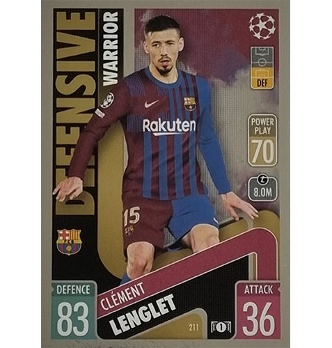 Topps Champions League 2021/2022 Nr 211 Clement Lenglet