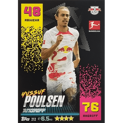 Topps Match Attax Bundesliga 2022-23 - Nr 212 Yussuf Poulsen