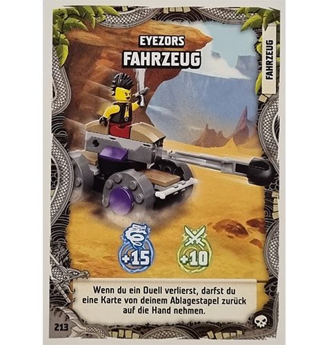 Lego Ninjago Serie 6 Trading Cards Nr 213 Eyezors Fahrzeug