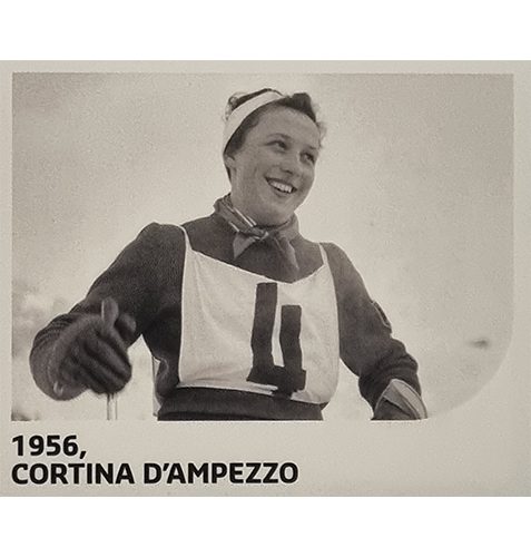 Panini Winterspiele 2022 Peking Sticker - Nr 213 1956 Cortina D`Ampezzo