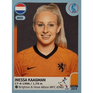 Panini Frauen EM 2022 Sticker - Nr 213 Inessa Kaagman