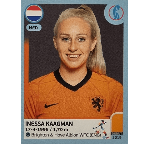 Panini Frauen EM 2022 Sticker - Nr 213 Inessa Kaagman