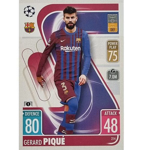 Topps Champions League 2021/2022 Nr 214 Gerard Pique