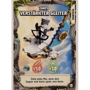 Lego Ninjago Serie 6 Trading Cards Nr 216 Zanes Verstärkter Gleiter