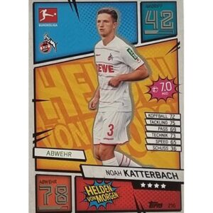 Topps Match Attax Bundesliga 2021/22 Nr 216 Noah Katterbach