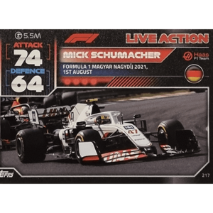 Topps Formula 1 Turbo Attax 2022 Trading Cards Nr 217