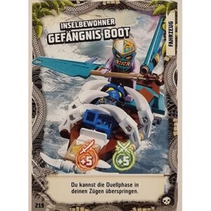 Lego Ninjago Serie 6 Trading Cards Nr 219 Inselbewohner Gefängnis Boot