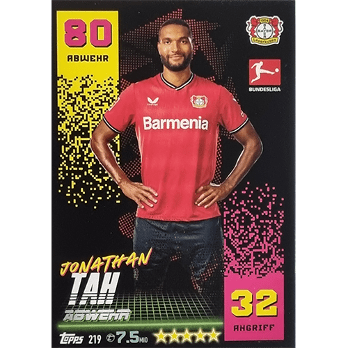 Topps Match Attax Bundesliga 2022-23 - Nr 219 Jonathan Tah