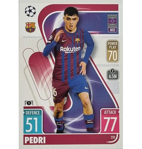 Topps Champions League 2021/2022 Nr 220 Pedri