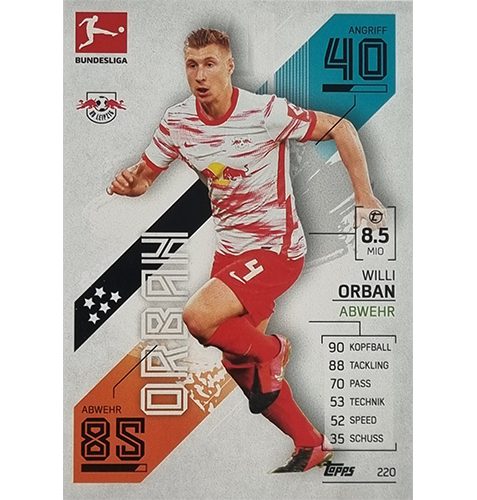 Topps Match Attax Bundesliga 2021/22 Nr 220 Willi Orban