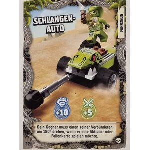 Lego Ninjago Serie 6 Trading Cards Nr 221 Schlangenauto