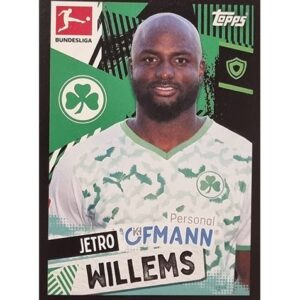 Topps Bundesliga Sticker Saison 2021/2022 Nr 221 Jetro Willems