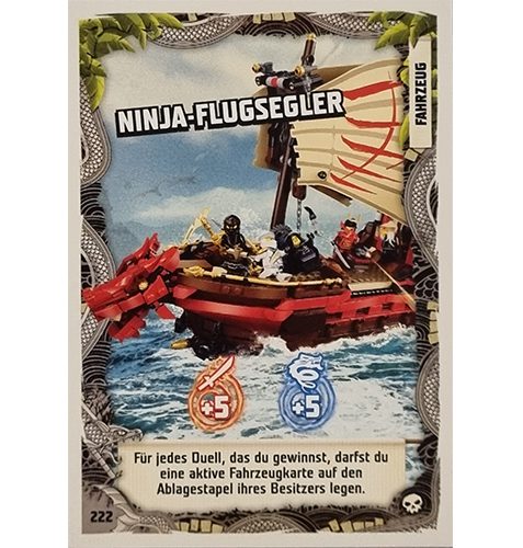 Lego Ninjago Serie 6 Trading Cards Nr 222 Ninja Flugsegler