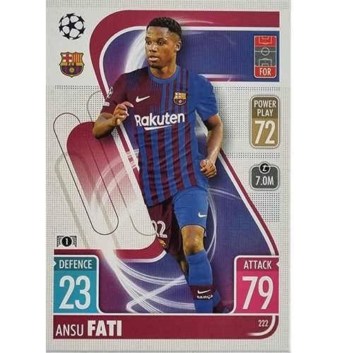 Topps Champions League 2021/2022 Nr 222 Ansu Fati