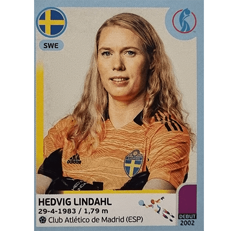 Panini Frauen EM 2022 Sticker - Nr 222 Hedvig Lindahl