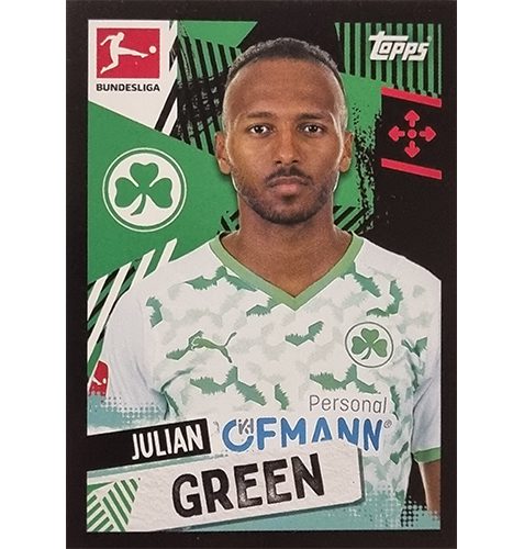 Topps Bundesliga Sticker Saison 2021/2022 Nr 223 Julian Green