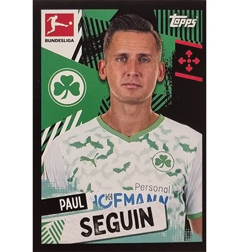 Topps Bundesliga Sticker Saison 2021/2022 Nr 224 Paul Seguin