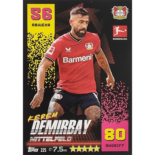 Topps Match Attax Bundesliga 2022-23 - Nr 225 Kerem Demirbay