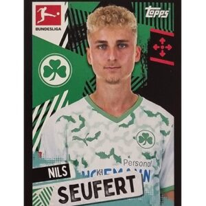 Topps Bundesliga Sticker Saison 2021/2022 Nr 225 Nils Seufert