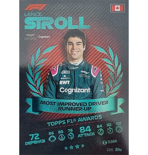 Turbo Attax 2021 Nr 226 Lance Stroll